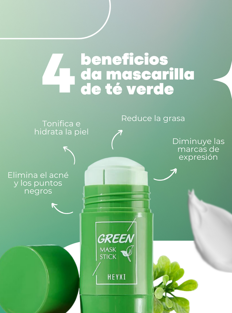 Mascarilla de té verde: Elimina granos y puntos negros de forma natural