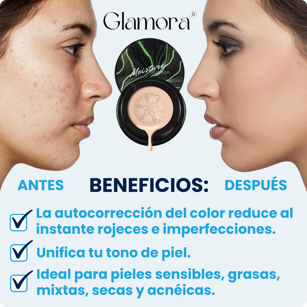 BASE DE MAQUILLAJE CC GLAMOURCREAM™ - OFERTA 2X1 + APLICADOR