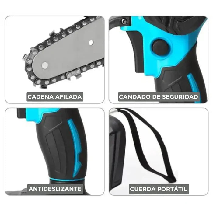 Motosierra Inalámbrica Makita™ Premium + 2X Baterías 28v Recargable y Regalos Exclusivos (SOLO HOY HASTA 23:59!!)